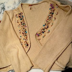 Girl’s Free People Embellished Sweater